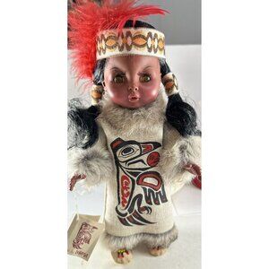 native Indian doll with formal dress